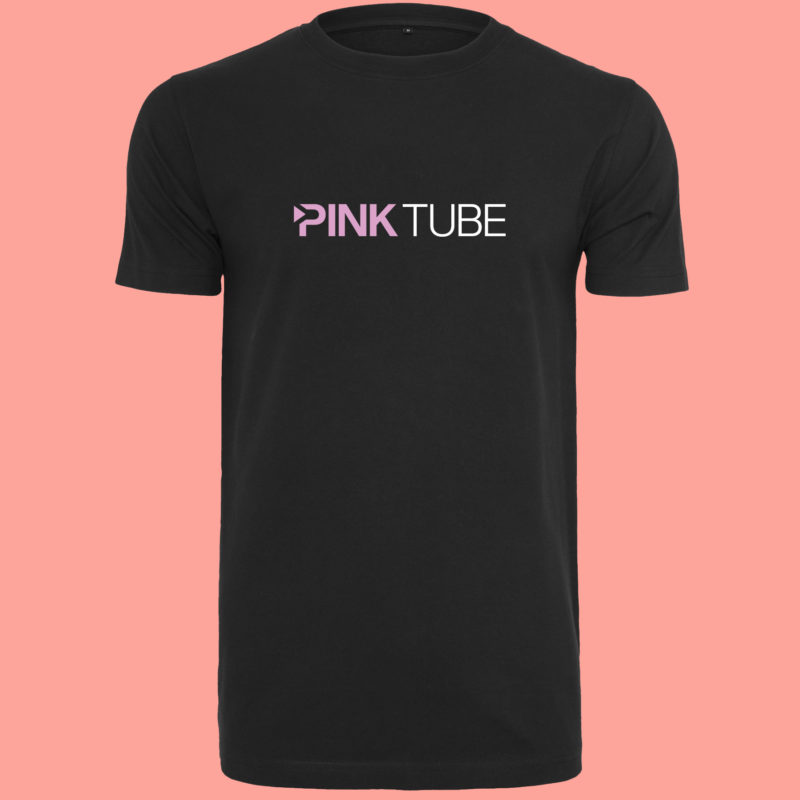 GPF – PinkTube Black Tee – From The Hard | Underground Apparel